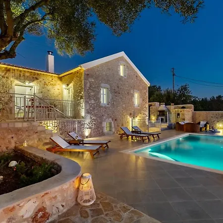 Villa Fiscardo Luxury Stone Alex ,with Sunset View!