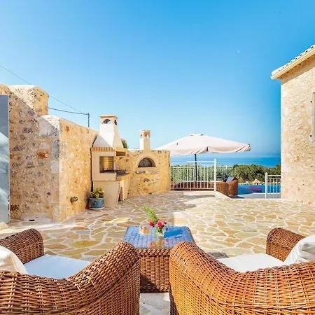 Fiscardo Luxury Stone Alex ,with Sunset View! Vila *