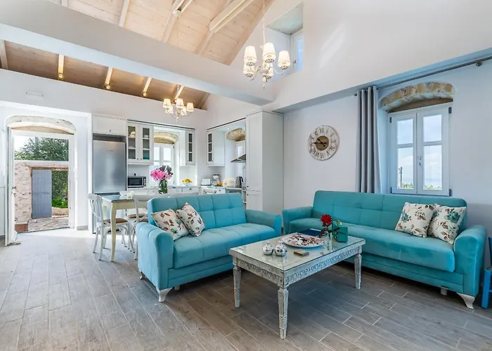 Fiscardo Luxury Stone Alex ,with Sunset View! Villa *